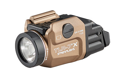 Streamlight, TLR-7X, 500 Lumens, 1.5 Hour Runtime, Duel Fuel, Matte Finish, Includes High/ Low Switch, (1) CR123A Battery